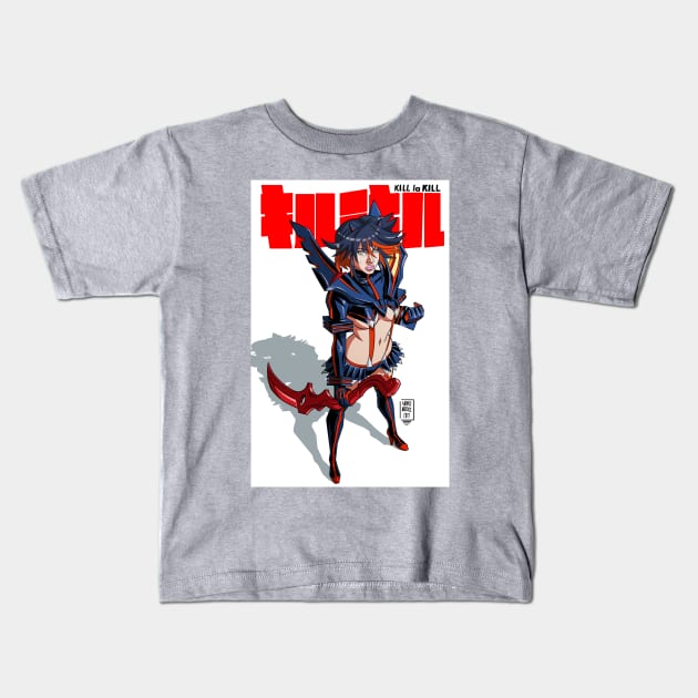 Kill La Kill Fan art Kids T-Shirt by drdre74